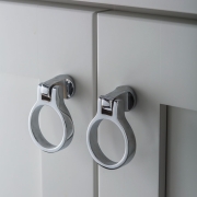 Kitchen Remodel Pied a Terre Cabinet Pull Square